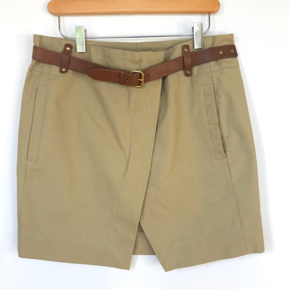 Isabelle Marant NWT cotton khaki mini skirt, sz 40
